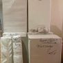 Two gloss white IKEA Pax Wardrobes Image 2