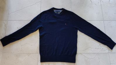 Tommy Hilfiger Navy Men's Cashmere jumper knitwear Extra Small XS COLLECTION DUBLIN 18