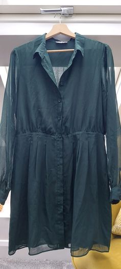 Green Dress, Warehouse, size 14