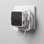 Blink Sync Module 2 Plug Mount UK Outlet Bracket Holder, Space Saving Cable Management Outlet Mount for Amazon Blink Security System Image 3