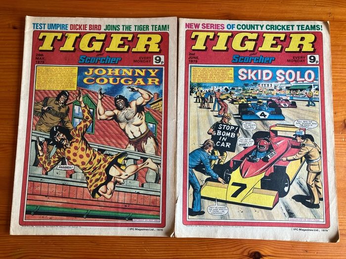 Comics: 'Tiger and Scorcher' 1979 (28 magazines)