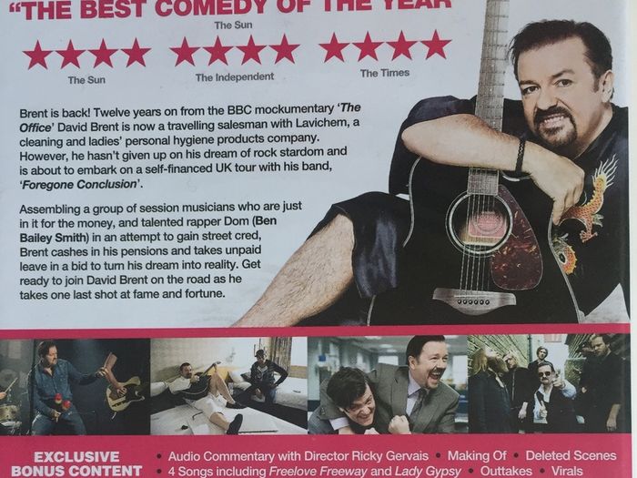 David Brent: Life On The Road [2016] Ricky Gervias [Movie DVD]