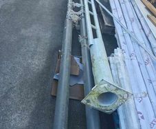 steel poles