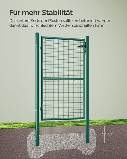 Garden Gate with Post