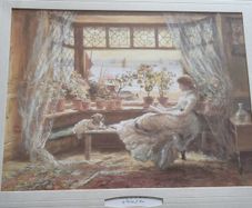picture titled by the window      by charles j lewis