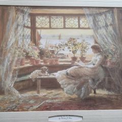 picture titled by the window      by charles j lewis