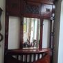 Antique solid wood hall stand Image 2