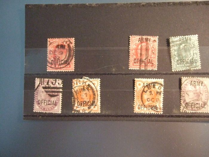 British Stamps Of Queen Victoria.