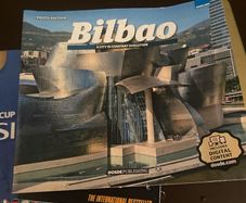 Large colourful book on bilbao