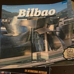 Large colourful book on bilbao
