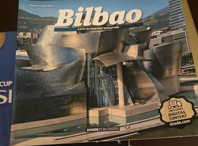 Large colourful book on bilbao