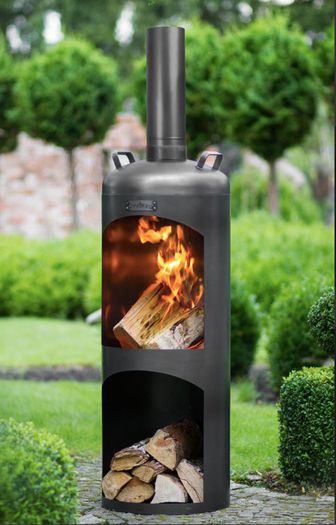 Cook King FARO corden steel chiminea