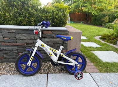 Police bike 14" w/ stabilisers