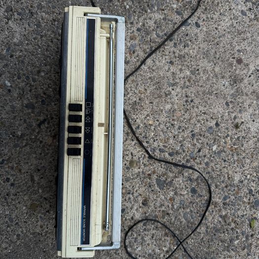 Vintage radio recorder