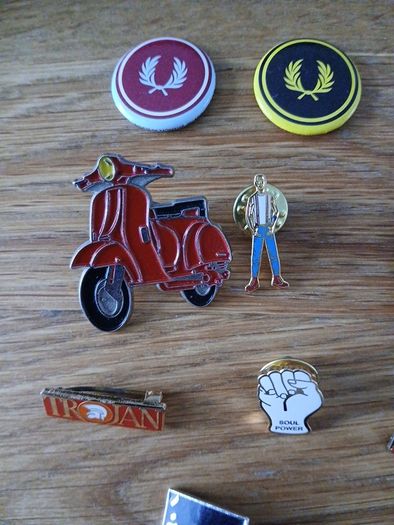 Mod Vespa Scooter Skin Fred Perry bits
