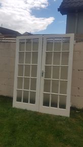 Internal double doors