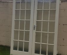 Internal double doors