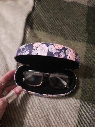 floral glasses case