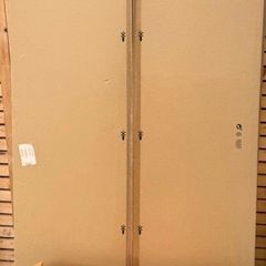Lot of 3 IKEA table top Bekant and 3 electric sets of leg