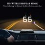3.5" GPS Head-up Display Speed in Large Font, Reflect on Windshield or See on the HUD screen Directly, as Car Speedometer, Connect Car Cigarette Lighter to Use Image 2