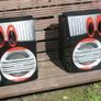 Phillips Speaker System Fwb-m589/17 Retro Look 2003 Model Full Working Order Image 2