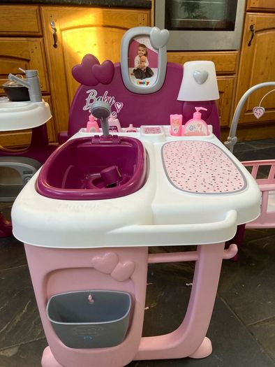 Smoby Baby Nurse 3-in-1 Baby Doll Play Centre with Accessories