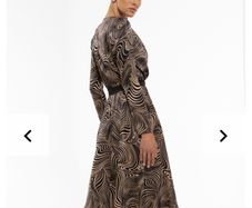 BNWT Nissa Printed Midi Dress