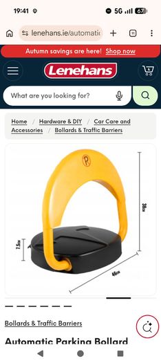 Automatic Parking Bollard with remote control X 2