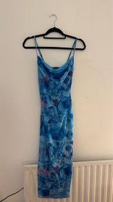 Blue midi dress SHEIN