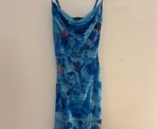 Blue midi dress SHEIN