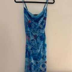 Blue midi dress SHEIN
