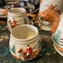 vintage Portland Pottery Fox Hunting Scene set free postage Image 3