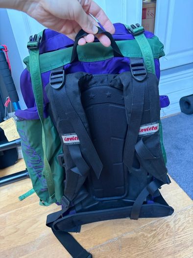 Vintage Invicta 70L Backpack + Brand New Decathlon Hiking Poles
