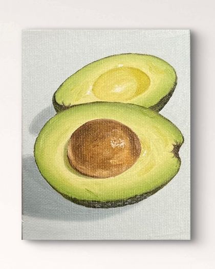 Original oil painting on canvas board