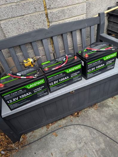 LANPWR 12V 100Ah LiFePO4 Battery with 4000+ Deep Cycles