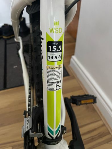Trek Skye SL Womens Hardtail Mountain Bike Dames Crystal White/Volt Green