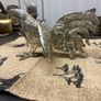 Vintage Silver-Tone Fighting Rooster Figurine Image 4