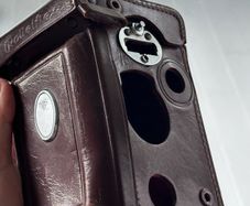 Rolleiflex leather case for parts repair