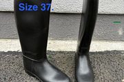 long horse riding rubber boot