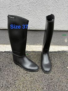 long horse riding rubber boot
