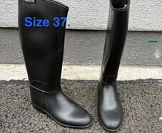 long horse riding rubber boot
