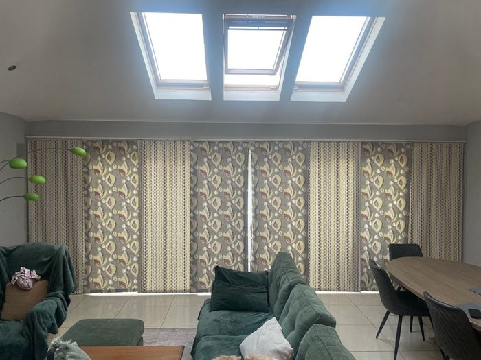Curtains and rail