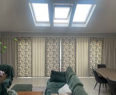 Curtains and rail