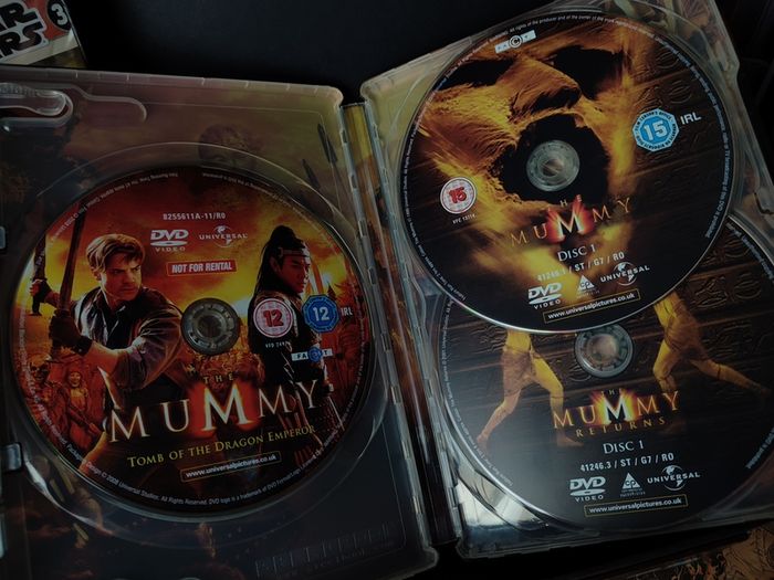 The Mummy: Trilogy ! Steelbook ! 3 Discs ! 2008 !