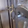 antique solid wood display cabinet Image 3