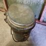 Vintage galvanise bucket with lid Image 2