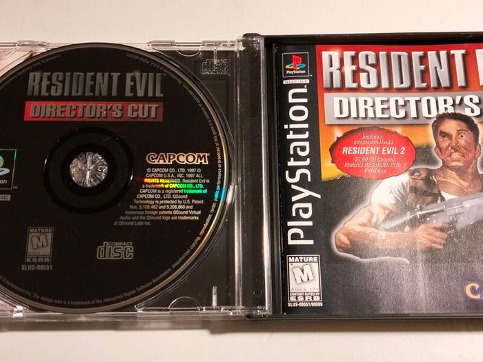 Resident Evil Directors Cut NTSC ps1 playstation 1