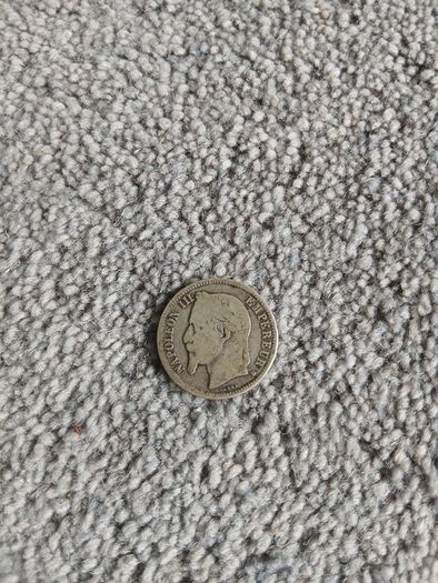 Napoleon III 1866 1 Franc