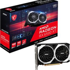 Msi Radeon Rx 6500 Xt Mech 2x 4g Oc Graphics Card