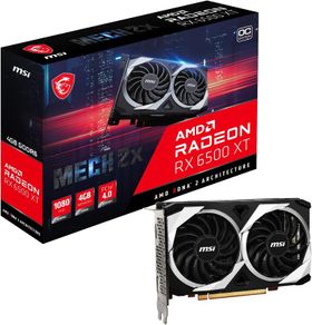 Msi Radeon Rx 6500 Xt Mech 2x 4g Oc Graphics Card